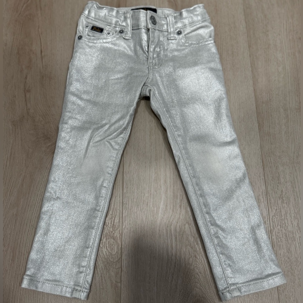 Polo by Ralph Lauren Kids Silver Skinny Jeans